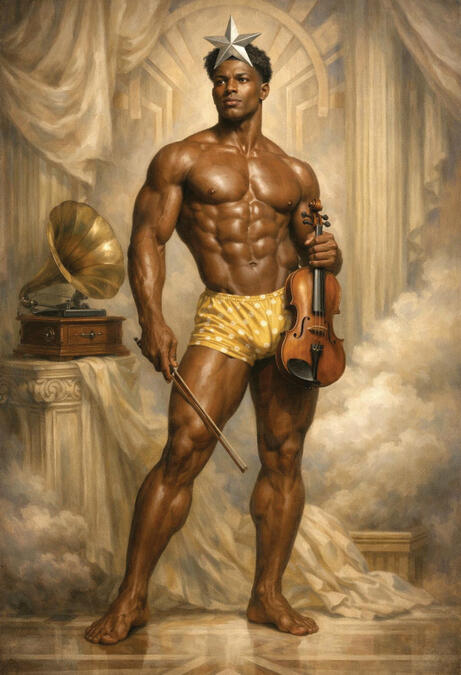 Male figurative surreal fine art.