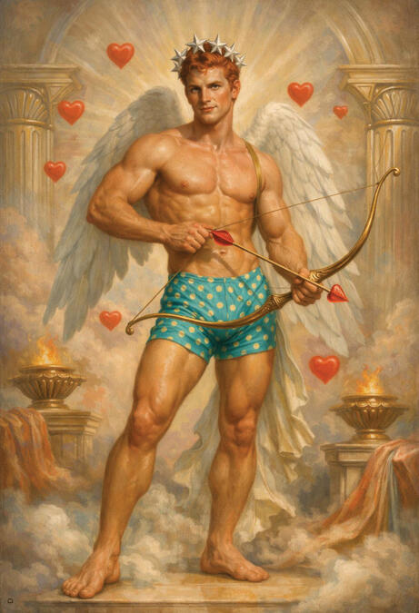 Male figurative surreal fine art.