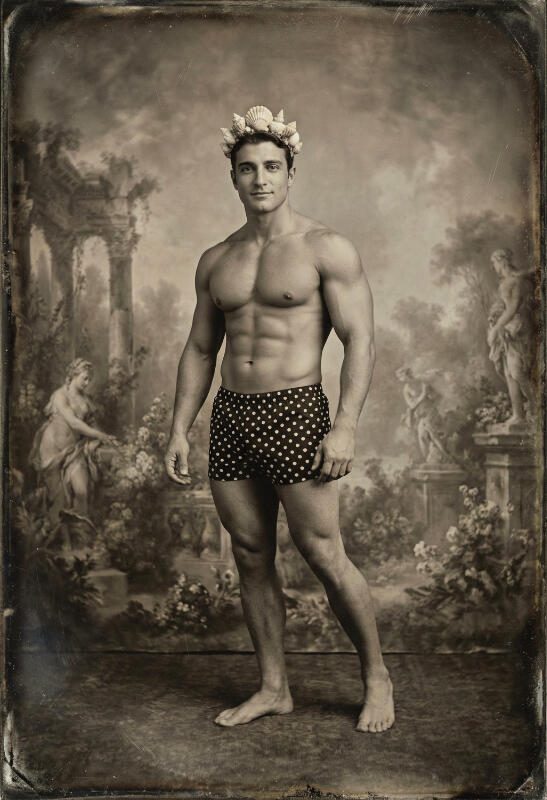 Vintage style male portraiture, classic cinematic photography — Domus Gallerus