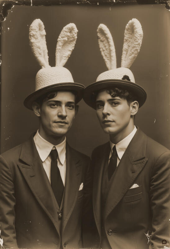 Vintage style male portraiture, classic cinematic photography — Domus Gallerus