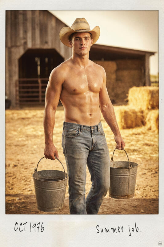 Portraits of the New American West. An imaginary, and romanticized dream of the Western Americana 70s era. Lgbtqiaplus, gay men, gay women.