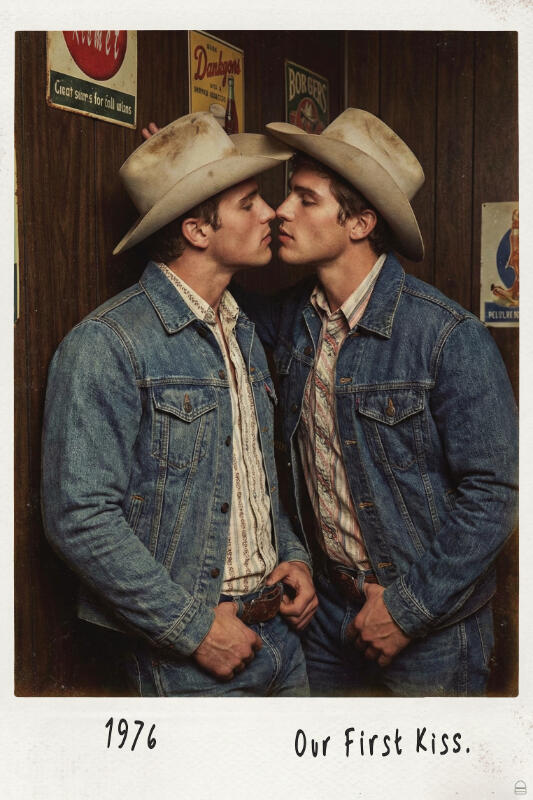 Portraits of the New American West. An imaginary, and romanticized dream of the Western Americana 70s era. Lgbtqiaplus, gay men, gay women.