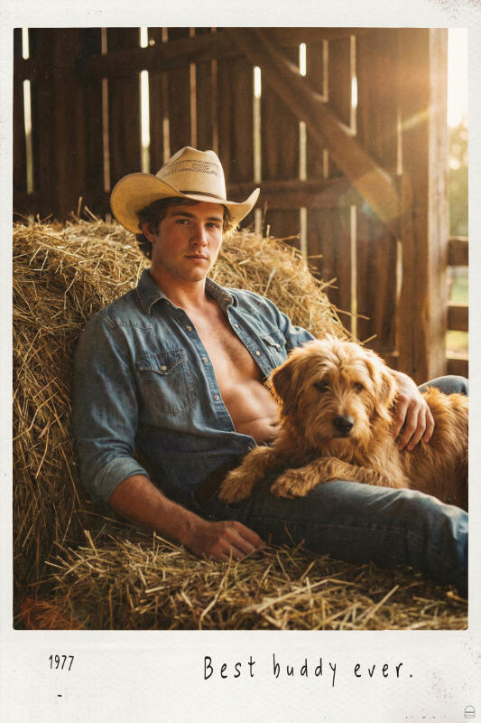 Portraits of the New American West. An imaginary, and romanticized dream of the Western Americana 70s era. Lgbtqiaplus, gay men, gay women.