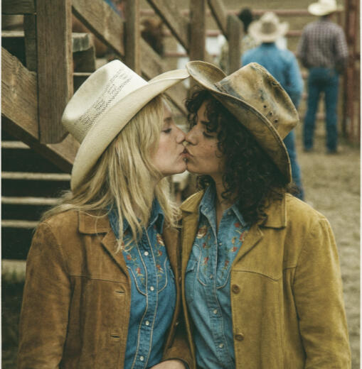 Portraits of the New American West. An imaginary, and romanticized dream of the Western Americana 70s era. Lgbtqiaplus, gay men, gay women.